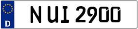 Truck License Plate